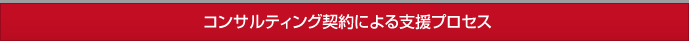 コンサルティング契約による支援プロセス